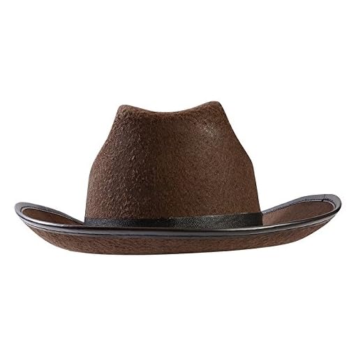 Funny Party Hats Cowboy Hat Studded Cowboy Hat Cowboy Costume Accessories Brown Cowboy Hat