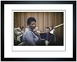 Ella Fitzgerald in the Studio with Musicians, 1960 - Fine Art Print Ella Fitzgerald in the Studio with Musicians, 1960 - Fine Art Print