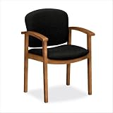 2110 Series Wood Single Rail Arm Guest Chair Finish: Mahogany