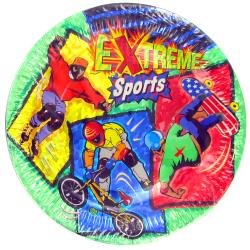 Extreme Sports BMX Skate Board Rollerblade Plate (6) Napkins (16)