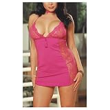 Dreamgirl Women's Plus Size Secret Lover Halter Babydoll