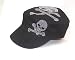 Huge Bone Skull Skeleton Stud Military Castro Hat Cap