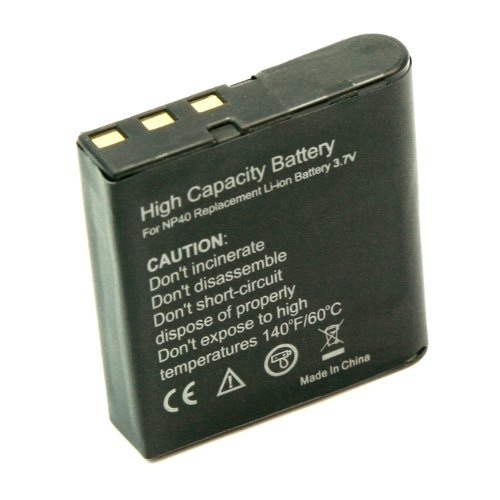 Li-Ion-Akku für Casio NP-40 NP40 für EXILIM EX-FC100 / Z-Serie
