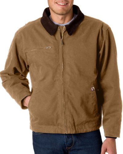 DRI DUCK Men's Heavyweight Outlaw Zipper Jacket, Field Khaki, Large