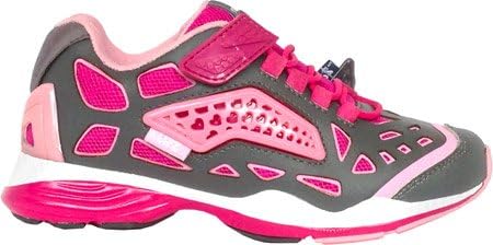 Klipz Infant/Toddler Girls' Mayall,Grey/Pink,US 10 M
