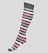 Cotton Rich Stripe Ski Socks