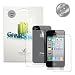 GreatShield Ultra Anti-Glare (Matte) Clear Screen Protector Film for Apple iPhone 4 / iPhone 4S AT&T, Verizon, Sprint Version (3-Pack + 1 Bonus Back Film)