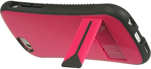 Iphone 6 [Hot Pink] Proective Cover (Back Stand) With Screen Protector, Two Stylus Pens