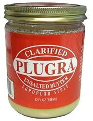 Plugra Clarified Unsalted Butter, 12 oz (355ml) JAR