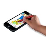 Stylet rouge m�tallique l�ger en aluminium DURAGADGET - forme crayon - pour votre t�l�phone Apple iPhone 5 - Garantie 5 anspar Duragadget