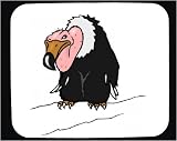 Mouse Pad with cartoon, bird, buzzard