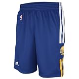 Golden State Warriors Blue 2011-2012 On-Court Pre-Game Warm-Up Shorts