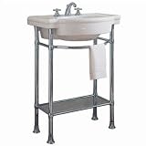Retrospect Console Table with Sink Finish: Polished Chrome