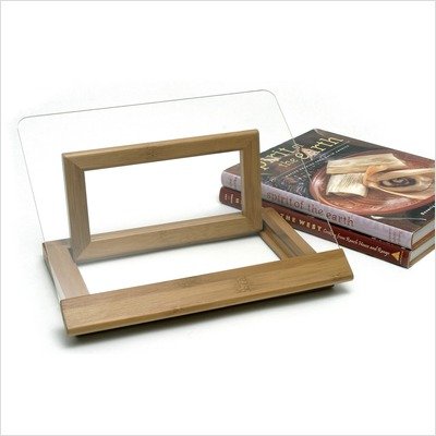 Lipper International Bamboo and Acrylic Cookbook Holder