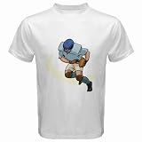 Men's Customized BALLS FOOTBALL KICKER MAN 100% Cotton White T-shirt