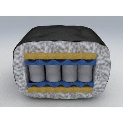 Westwood Elite Spring Microfiber Full 8-Inch Futon Mattress, Chocolate