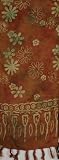 10 X 66 Rayon Batik Scarves - 3 Leafy Florals