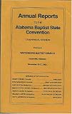 Annual Reports to the alabama Baptist State Convention 171st annual session
