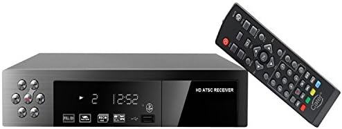Cater Digital Atsc Tv Tuner Digital Tv Receiver for Canada Mexico and USA with Air Channels 1080p Hdmi Video Output (ATSC)