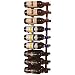VintageView 18 Bottle Magnum Wine Rack (1 Deep - Black