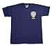 NYPD Kids Short Sleeve Screen Print Police Back T-shirt Navy Yellow