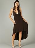 Braided Strap Glitter Hi-Lo Formal for Bridesmaid Formal Prom