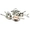 T-Fal 10- pc. Copper Bottom Stainless Steel Cook Set