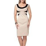 London Times Colorblock Sheath Dress