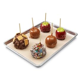 Chef's Planet Half size sheet pan mat for nonstick baking, kneading or rolling dough by Chef's Planet
