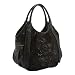 Mantaray- Black 'Edinburgh' cut out hobo bag