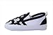 Bigood Baby Toddler Crib Skull Anti-Slip Shoes First Walking Sneakers Black