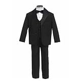 Gino Giovanni Usher Boy Tuxedo Black From Baby to Teen