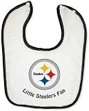 McArthur Pittsburgh Steelers White Cotton Baby Bib