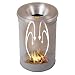 Justrite 26655G Cease-Fire Steel Paper Waste Receptacle with Aluminum Head, 55 Gallon Capacity, 24" OD x 35-1/2" Height, Gray