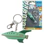Futurama Planet Express Space Ship Keychain Keyring Key Clip
