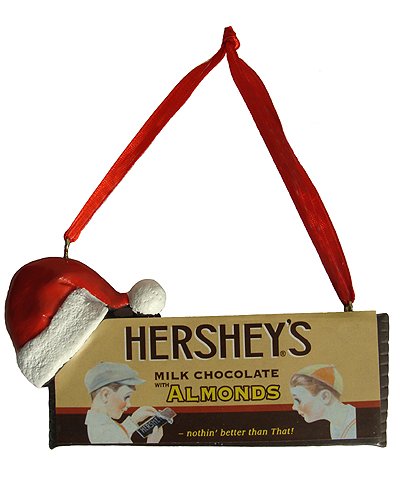 Vintage Hershey's Milk Chocolate Christmas Ornament