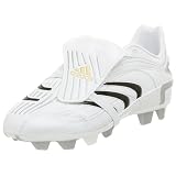 adidas Youth +P Absolion TRX FG DB Soccer Cleat,White/Black/Gold,2.5 M Little Kid
