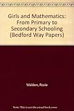 Girls and mathematics : from primary to secondary schooling