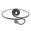 Jewelery Indian Arm Bracelet Armlet Sterling Silver 3.1 Inches