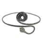Jewelery Indian Arm Bracelet Armlet Sterling Silver 3.1 inches (armlt050)