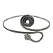 Jewelery Indian Arm Bracelet Armlet Sterling Silver 3.1 inches (armlt050)