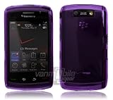 Purple Hard Gel Skin Case for BlackBerry Storm 2 9550