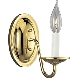 Progress Lighting P2935-10 Americana 1 - Light Wall Bracket - P2935,Polished Bra