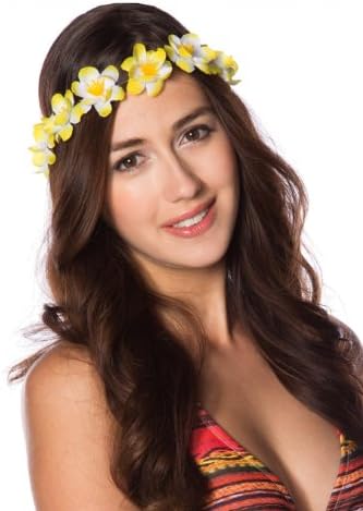 Hippie Love Flower Garland Crown Festival Hair Wreath
