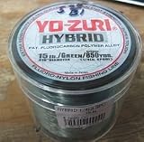 Yozuri Hybrid 15 lb. Test Green Fluorocarbon Polymer Fishing Line - 850 yards