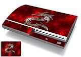 Bundle Monster Vinyl Skins For Sony Playstation PS3 Game Console - Cover Faceplate Protector Sticker