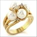 Jewelry - 5 Carat White Pearl Ring