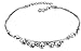 Women's 316L Stainless Steel Jingle Bell/Hollow Charm Chain Anklet Bracelet,10