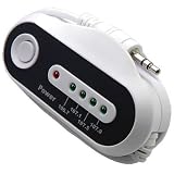 Island Online - 4 Channel Car Audio FM Transmitter - for iPod-Creative Zen-Sony Walkman-Philips-Rio-MP3/MP4 Player (White)