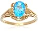 9ct Yellow Gold AMR312909 Ladies Sky B. Topaz Ring